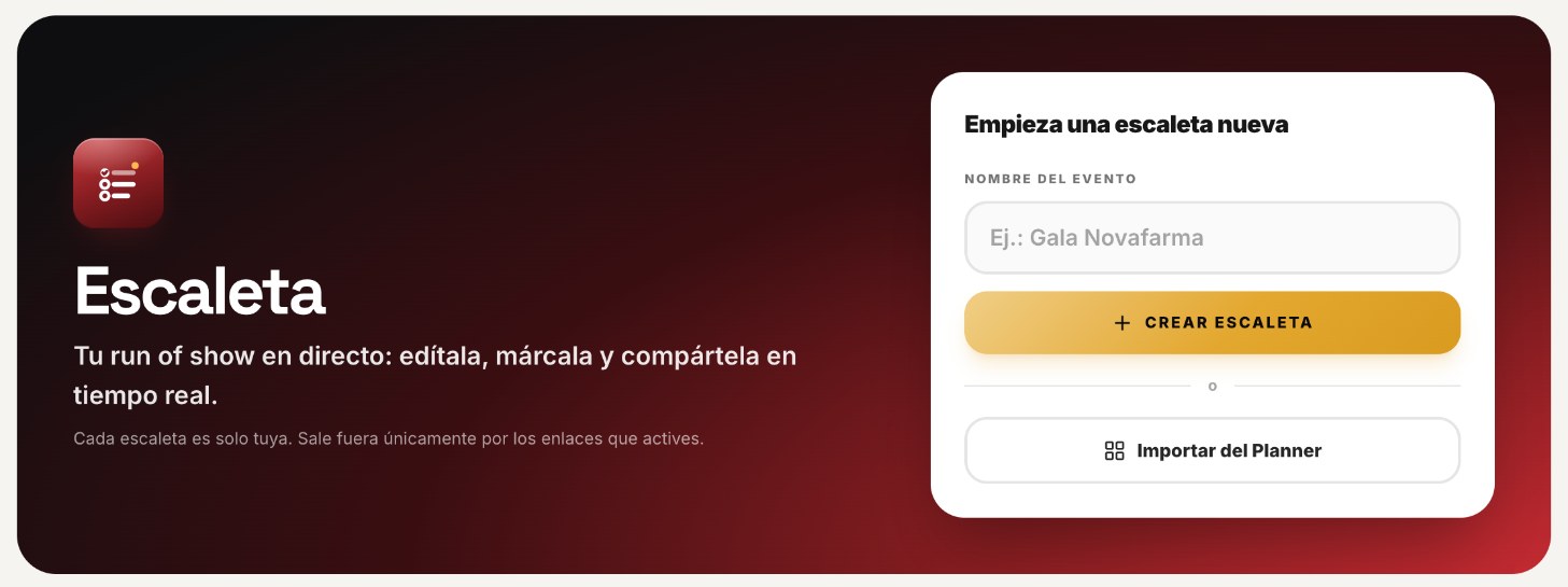 Escaleta en directo de Murphy OS